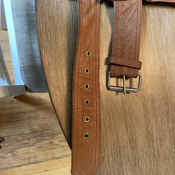 Hudson Leather chaps. Vintage. 2X. Great used condition.  LOOS. - Picture 5 of 7